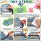 13 Pcs Interchangeable Diamond Art 4th of July Front Door Seasonal Truck DIY Craft Decor for Independence Day Summer